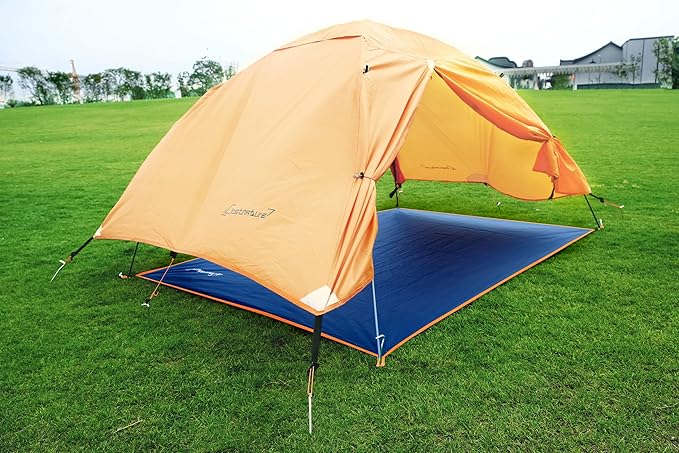 Clostnature Tent Footprint - Waterproof Camping Tarp, Heavy Duty Tent Floor Saver, Ultralight Ground Sheet Mat for Hiking, Backpacking, Hammock, Beach - Storage Bag Included