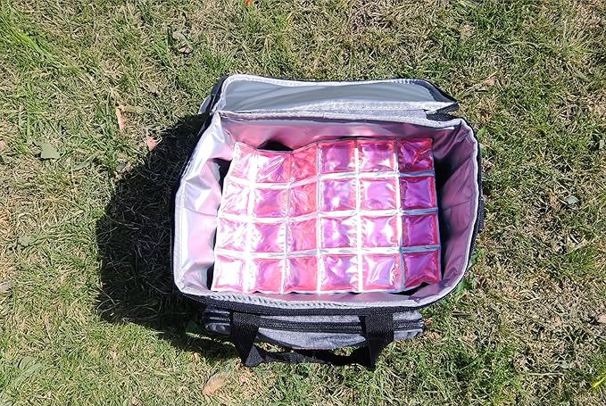 ICY-COOLS Reusable Ice Packs for Coolers - Flexible Ice Sheets, Flat and Long-Lasting for Camping or Lunch Boxes, 10x16 & 8x12, 1 or 3 Pack