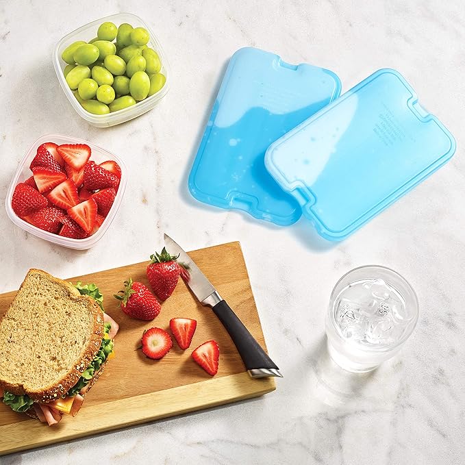 Cool Coolers by Fit + Fresh Slim Compact Reusable XL Ice Pack, Perfect for Lunch Boxes, Coolers, and Beach Bags