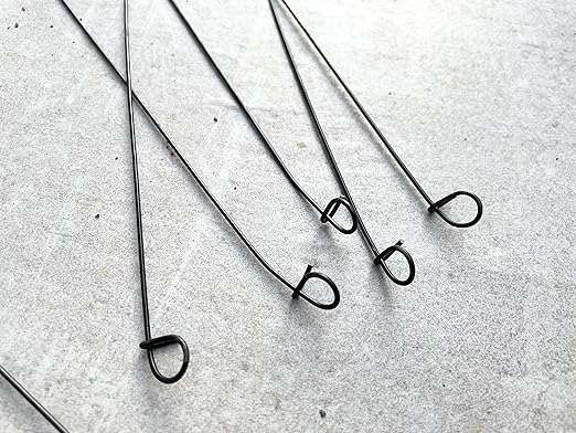 Sandbaggy Double Loop Rebar Wire Bar Ties | 16 Gauge | Made of Industrial Grade Wire | Great for Securing Rebar, Sandbags & More | Extra Long Length (12 Inch Length, Pack of 200)