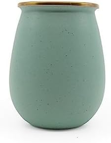 Barebones Enamel Tumblers Set of 2 - Vintage-inspired Design - Durable and Suitable for Outdoor Picnics or Camping (16 Oz, Mint)