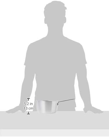 Winco Heavy-Duty Aluminum Tapered Sauce Pan, 3mm, 2.5 Quart