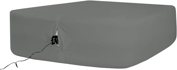 Bedecor Air Bed Sheets for Mattress Cover Removable Bed and Elastic Band Super Soft and Breathable & Deep up to 21" Dark Gray Twin