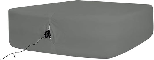 Bedecor Air Bed Sheets for Mattress Cover Removable Bed and Elastic Band Super Soft and Breathable & Deep up to 21" Dark Gray Full