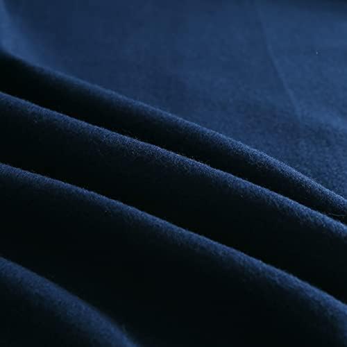 CAI TENG Fleece Throw Blankets Lightweight Warm Soft Kids Blanket Cozy Pet-Friendly Bulk Fleece Blanket Solid for Home, Bed, Sofa, Dorm, Office, Gifts, Outdoor (Navy, Pack of 6-50 x 60 inch)