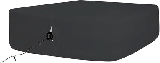 Bedecor Air Bed Sheets for Mattress Cover Removable Bed and Elastic Band Super Soft and Breathable & Deep up to 21" Black Queen