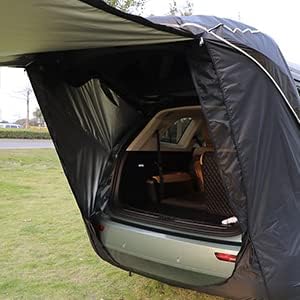SUV Tent Car Awning, UPF 50++ with Portable Waterproof Storage Bag, Tear-Resistant, Large Space, Good Vision, Smooth Ventilation, Suitable for Outdoor Beach Camping Auto Canopy Shade…