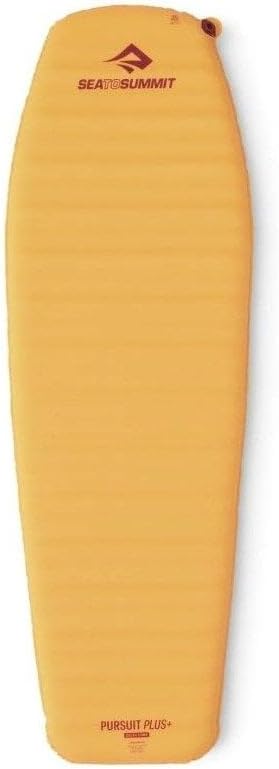 Sea to Summit Pursuit Plus Extra-Thick Self-Inflating Sleeping Mat for Camping and Backpacking, Tapered - Regular (72 x 22 x 3 inches)