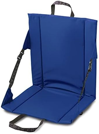 Crazy Creek Original LongBack Chair, Portable Chair for Camping and Stadiums, High Density Foam Cushion, Comfortable and Adjustable Back Support, Lightweight and Foldable, Blue