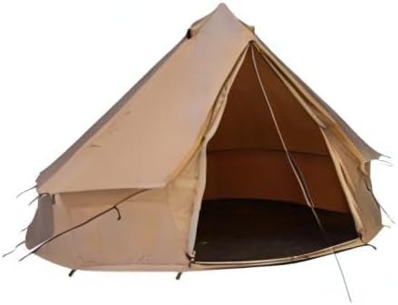 WHITEDUCK Regatta Canvas Bell Tent - w/StoveJack, Waterproof, 4 Season Luxury Camping and Glamping Yurt Tent Outdoor