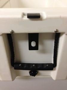 Ice Chest/Cooler Security Lock Bracket fits Yeti and Many Other Coolers with tie Down Slot