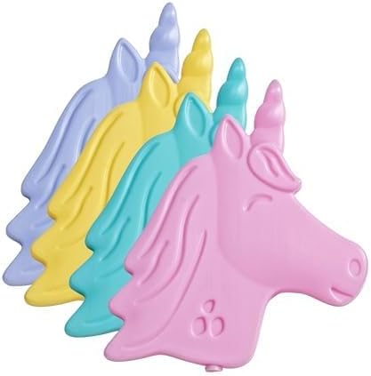 Fit & Fresh Cool Coolers Kids Lunch Box Ice Packs, Slim Ice Packs for Lunch Bags, Lunch Ice Packs Reusable-Multicolored 8 Pack Unicorn