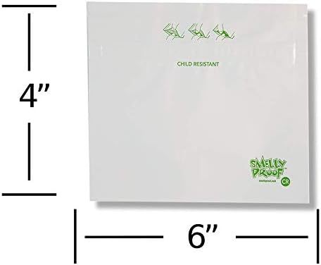 Child-Proof Reusable Bag, 5mils Triple Track Child-Resistant Reusable Bags, Dishwasher-Safe, Child Proof Food Bags Medication Storage, US-Made, No Silicone, No PEVA, BPA Free, 4" x 6", 5-pcs