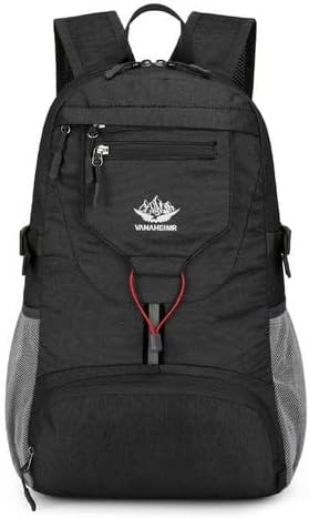 Large Camping Backpack,Lightweight Hiking Trekking For Men Women Large Capacity Outdoors Mountaineering Portable Travel Bag (black, Uniform size)