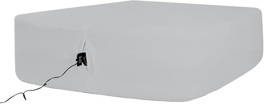 Bedecor Air Bed Sheets for Mattress Cover Removable Bed and Elastic Band Super Soft and Breathable & Deep up to 21" Light Gray Twin XL