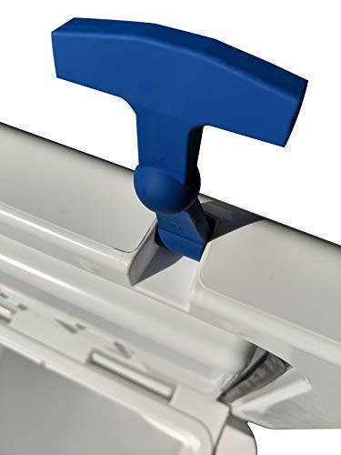 2-Pack Replacement Lid Latches Compatible with Yeti and RTIC Hard Coolers, Designed and Manufactured - Larger, Ergonomically Improved Design That Fits All Yeti Tundra Coolers (Blue)