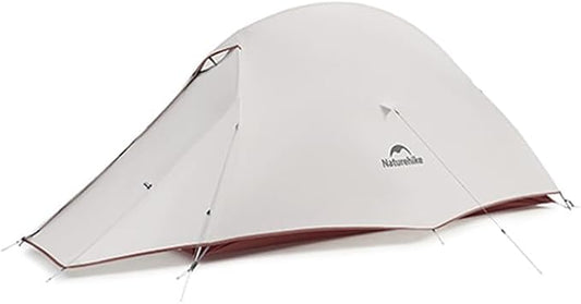 Naturehike Cloud up Pro Camping Tent, 1/2/3 Person Ultralight Tents, 3 Season Backpacking Tent, Waterproof for One Man, Self-Standing Easy Setup for Cycling, Outdoor Camp
