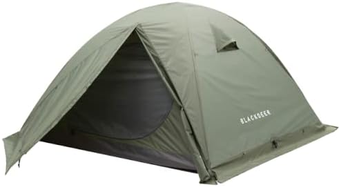 GeRRiT Products 2P Backpacking Tent Outdoor Camping 4 Season Tent with Snow Skirt Double Layer Waterproof Hiking Trekking Tent