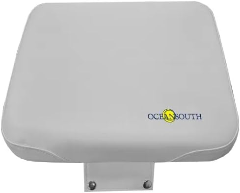 Oceansouth Seat Cushions for Yeti Coolers (Press Stud Fittings) (Gray, YETI 105) Camping yeti seat Cushion Handle Beach Chair ice Box chests and Coolers Foam Cooler Boat Seats