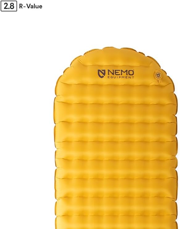 Nemo Equipment Tensor Trail Ultralight Insulated Sleeping Pad - Regular Mummy (72" x 20) - Mango/Huckleberry