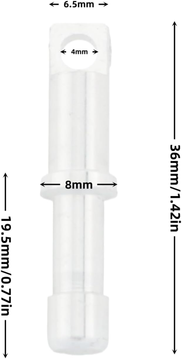 10PCS Tent Pole End Plugs Aluminium Alloy Grommets Outdoor Shelters Stakes Suitable for 8.5mm/0.33 inch Rod