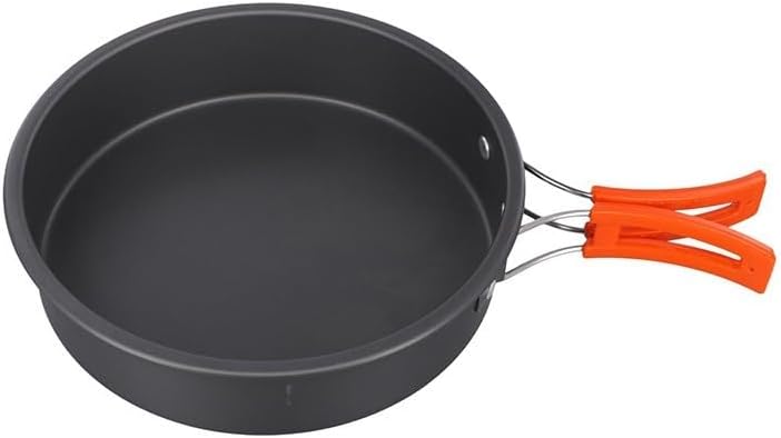Aluminum Alloy Non-Stick Frying Pan With Folding Handle Camping Cooking Pan, Nonstick And Foldable Frying Pan For Outdoor Camping Picnic Hiking(large)