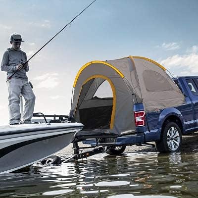GeRRiT Truck Tent Truck Bed Tent, Pickup Tent, Waterproof Truck Camper, Easy to Setup Truck Tents for Camping, Width 165cm, Gray