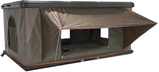 Camping Aluminum Rooftop Tent Car Hard Shell Roof Top Tent for Outdoor Camping Hiking Top Roof Car Tent 4 People