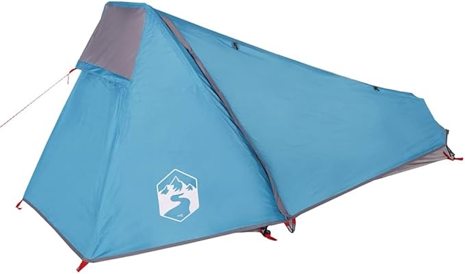 1-Person Tunnel Camping Tent, Waterproof Lightweight Backpacking Tent with Detachable Rainfly, Portable Hike Shelter for Outdoor Traveling, Easy Setup Green