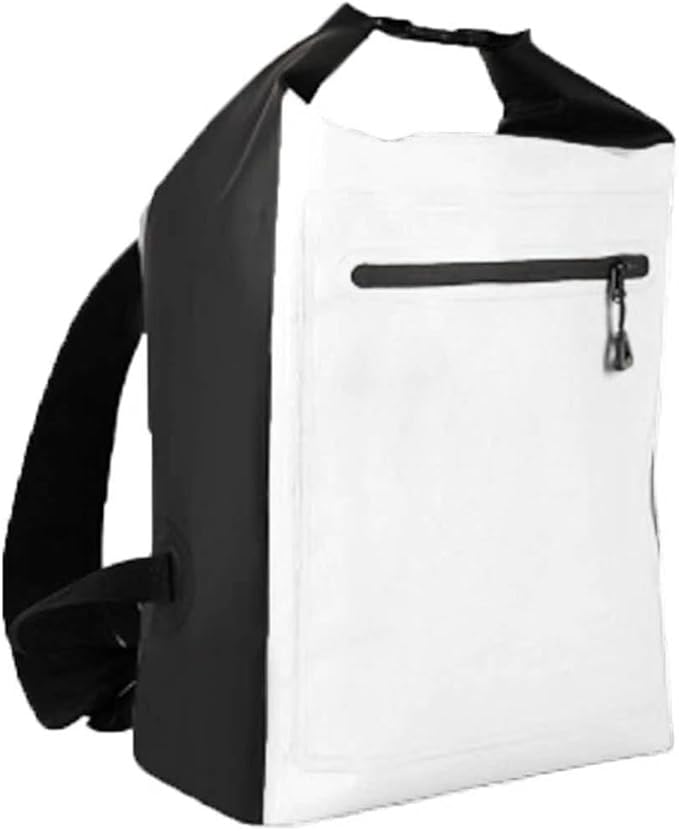UPWELL 20L Waterproof Dry Bag Boating Backpack for Travel Hiking Camping Kayaking Hiking Swimming Floating Submersible Dry Bag bright white