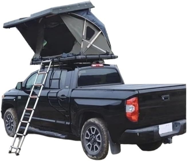 2 Person Outdoor Camping Electric Remote Car Hard Shell Roof Top Tent