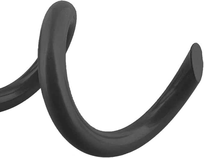 7Penn Spiral Ground Anchors - 8 Inch Black Tent Stakes Heavy Duty Ground Screw Anchor Twist Stakes, 4 Pack