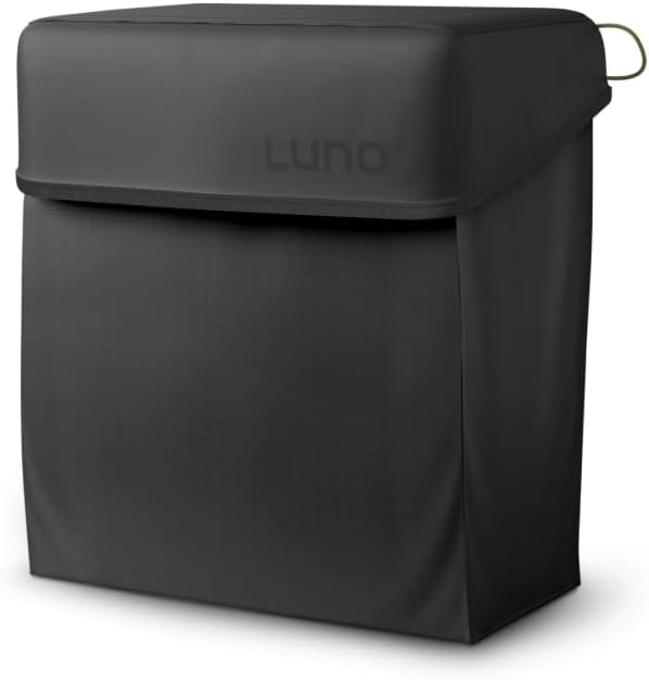 LUNO Magnetic Black Gear and Shoe Storage Bag - Water Resistant, Magnetic Attachment