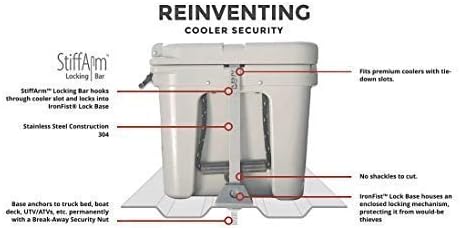 DENY Security Cooler Lock Fits RTIC 45 Cooler