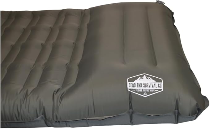SharpSurvival Ultralight Comfort: The Ultimate Camping Sleeping Pad, 4.7 Inch Thick, Ultralight with Pillow Pump