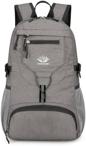 Generic Large Camping Backpack,Lightweight Hiking Trekking For Men Women Large Capacity Outdoors Mountaineering Portable Travel Bag (gray, Uniform size)