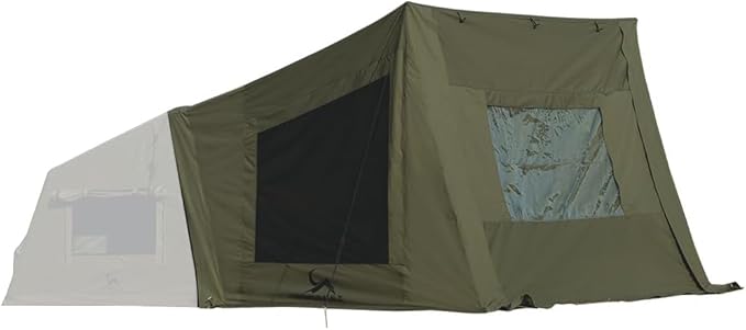 TOMOUNT Inflatable Canvas Tent with Pump,Easy Setup Blow Up Tent for Camping