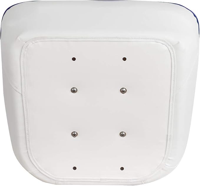 Bucket Pontoon Boat Seat (White/Blue)