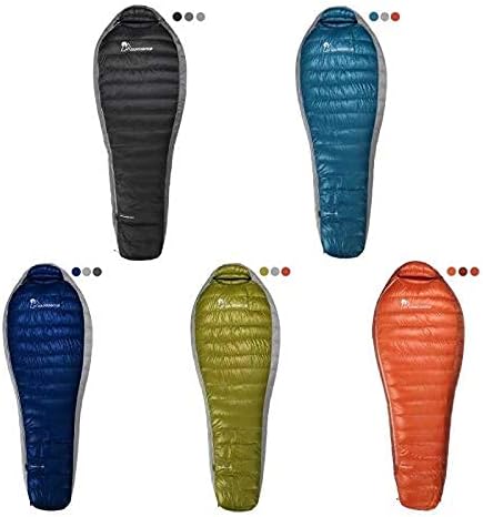 Mountaintop Down Sleeping Bag, 15F 650 Fill Power - Ultralight Compact Portable Hiking Camping Sleeping Bag with Compression Sack for Adults, Teens