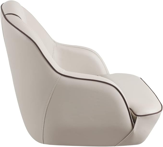 Bucket Pontoon Boat Seat (Tan/Brown)