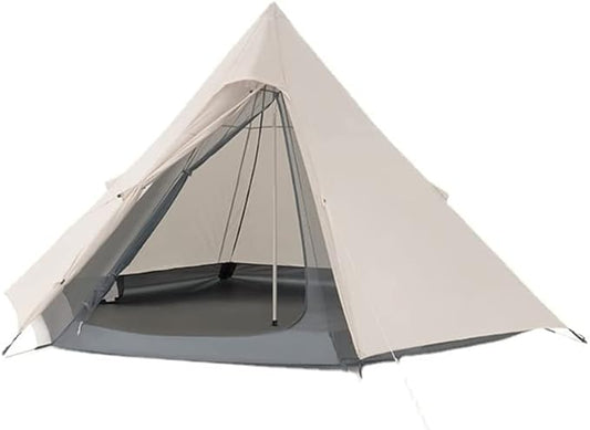 Trekking Pole Tent Ultralight 4 Person 4 Season Tent, Lightweight Pyramid Tent for Mountaineering Hiking Camping