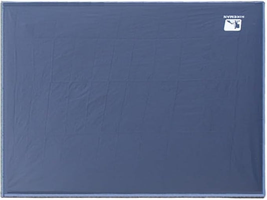 Bringsine Bringsine Waterproof Camping Tent Tarp-95"x83",4 in 1 Multifunctional Tent Mat Footprint for Camping,Hiking and Picnic,Ultralight & Foldable+Tent Stakes (Black, 71" x 83")