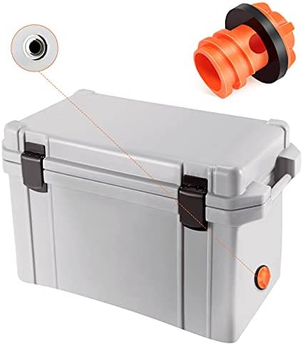 Honoson Cooler Drain Plugs Replacement Compatible with Most Rotomolded Coolers Including Most Major Brands Drain Plugs with Leak-Proof Design