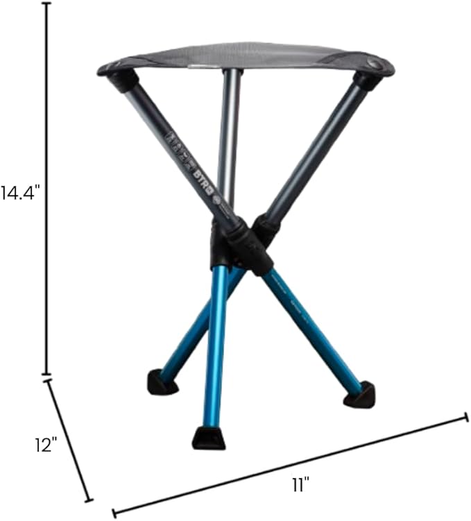 Hillsound BTR Stool for Ultralight Backpacking & Hiking, Lightweight Camping Chairs, Compact Portable Outdoor Seat