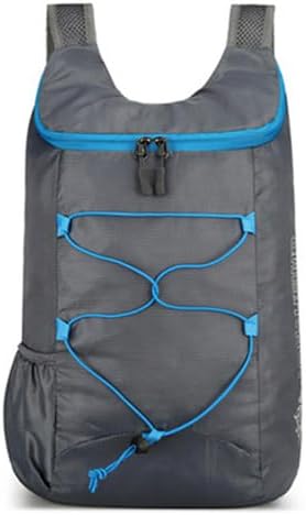Lightweight and Thin Foldable Backpack, Climbing Bag, Hiking Daypack,15L Waterproof Travel Packable Rucksack (Gray)