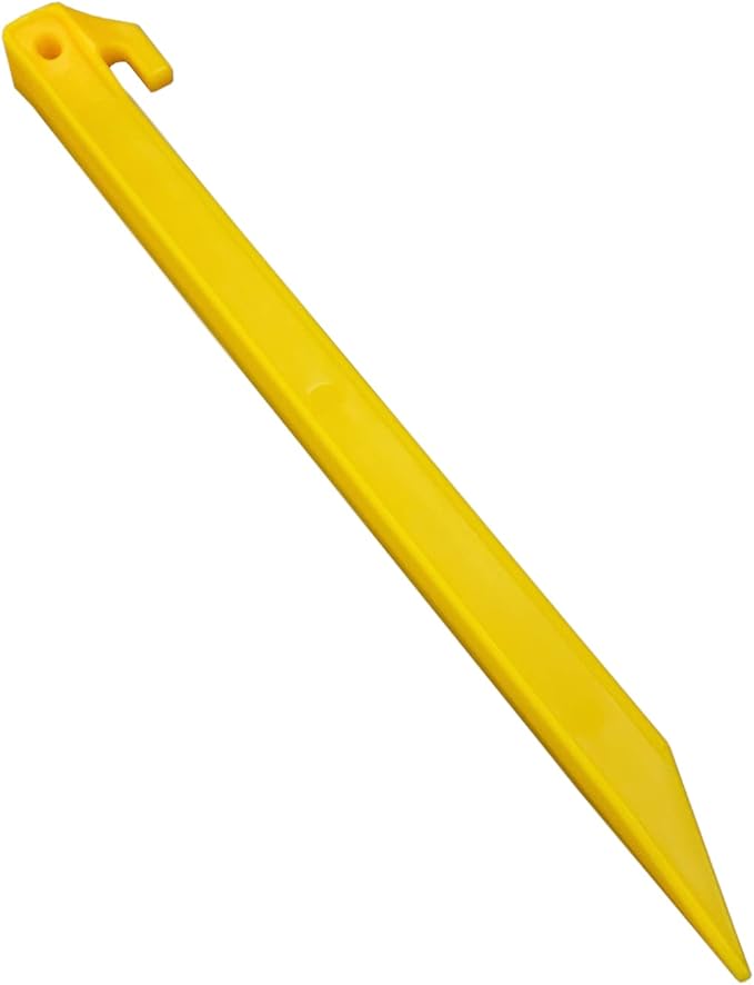 20x Heavy Duty Plastic Tent/Awning pegs, Tent Stakes, Sand Stakes for Beach, 300mm / 12Inch Length, Camping Caravan