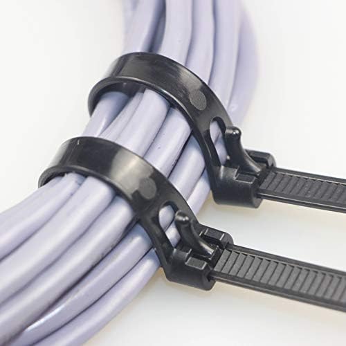 Reusable Zip Ties, 100 Pcs Assorted Fastening Cable Zip Ties 6" 8" 10" 12" Four Length Heavy Duty Nylon Self Locking Wire Ties