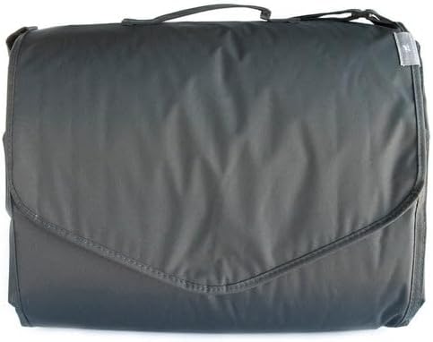 Little Unicorn 5'x7' Outdoor Family Picnic & Beach Blanket | Durable & Water-Resistant Fabric | Compact Fold & Easily Wipes Clean | Zipper Pocket (Shoreline Stripe)