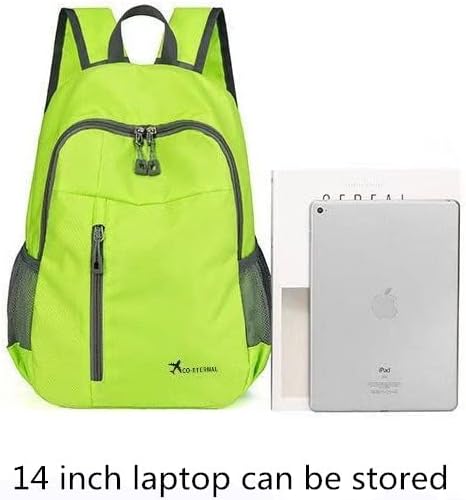 Geboldil Men's and women's leisure waterproof travel backpack green