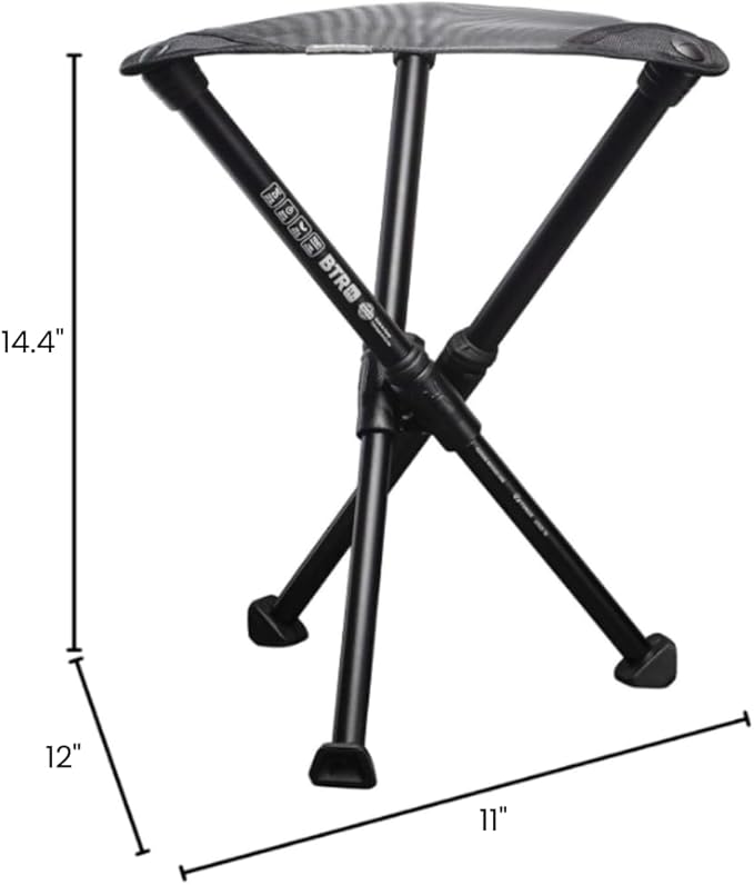 Hillsound BTR Stool for Ultralight Backpacking & Hiking, Lightweight Camping Chairs, Compact Portable Outdoor Seat